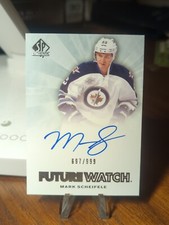 11-12 Upper Deck SP Authentic #228 MARK SCHEIFELE FW Future Watch Auto /999 RC