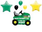  Father's Day Love You Mower Party balloons Decoration GREEN lawn tractor 