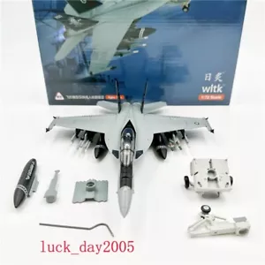 Wltk US Navy F/A-18 Super Hornet VFA-103 Jolly Rogers Fighter 1/72 modello pressofuso - Foto 1 di 15