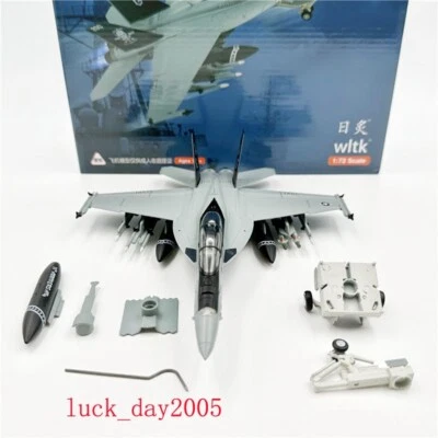 Wltk US Navy F/A-18 Super Hornet VFA-103 Jolly Rogers Fighter 1/72 Diecast Model - Image 1 of 4