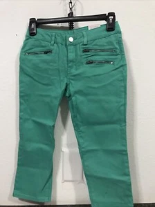 Total Girls Capri Pants w/ Adjustable Waist Green 12 Reg Ret $34 (10-TW-48) - Picture 1 of 6