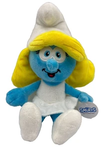 Smurfette Girl Smurf Plush Toy 11 inch tall Soft NWT The Smurfs - Picture 1 of 4