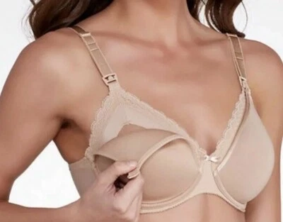 Chantelle 1871 Underwire Merci Lightweight Maternity Nursing Bra New Size 40DDD - Image 1 of 4
