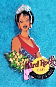 PIN ATLANTIC CITY MISS AMERICA 2001 NIÑA AFROAMERICANA FLORES Hard Rock Café - Imagen 1 de 1