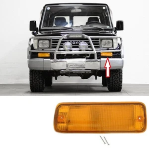 FRONT LEFT TURN INDICATOR LAMP fits TOYOTA LAND CRUISER LT79 RJ77 LJ72 1989- - Picture 1 of 5