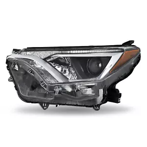 For 2016 2017 2018 Toyota RAV4 RAV-4 4DR Left Driver Halogen Headlight Headlamp - Picture 1 of 6
