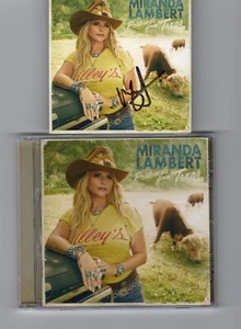 AUTOGRAPHED SIGNED CD - MIRANDA LAMBERT "Postcards from Texas" - Brand New - Picture 1 of 1
