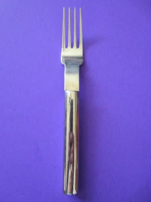 1  Boda Nova Stainless Flatware Oval Steel Handles Salad Forks 6 1/2" Japan - Image 1 of 4