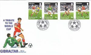 (105436) CLEARANCE Gibraltar Football World Cup FDC 1998