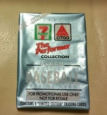 1992 Fleer Citgo 7-11 The Performer Collection first edition unopened pack