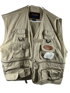 Chaleco de pesca vintage Rio Bravo de Prestige para hombre XL bronceado chaleco de sendero al aire libre - Imagen 1 de 11