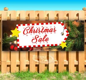 CHRISTMAS SALE Advertising Vinyl Banner Flag Sign Many Sizes USA HOLIDAYS DEALS - Picture 1 of 6