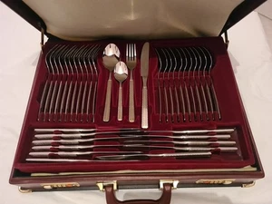 Besteckkoffer 72 teilig f. 12 Personen, 18/ 10 Solingen Edelstahl, Nivella Neue - Bild 1 von 14