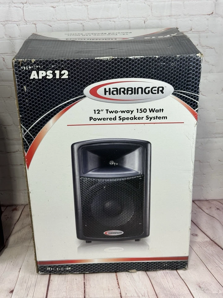 Brand New HARBINGER APS12 Powered Speaker - Image 1 of 3