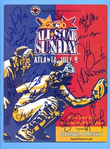 2000 MLB Futures Game Signed/Autographed All Star Sunday Program by 24 w/COA - Picture 1 of 2