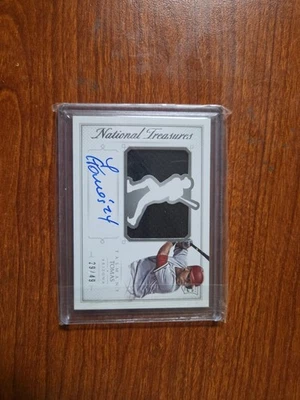 2015 帕尼尼国家宝藏 – Yasmani Tomás – 新秀布贴亲笔签名 – #29/49 — 第 1/2 张图片