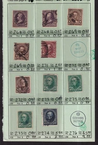 1992 retired APS circuit page Sc 268/276 used singles mix 2025 CV $47 (10 - Bild 1 von 1