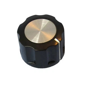 3030, Philmore 1/4" Shaft 15/16" Diameter Fluted Knob w/ Single Indicator Line - Picture 1 of 1