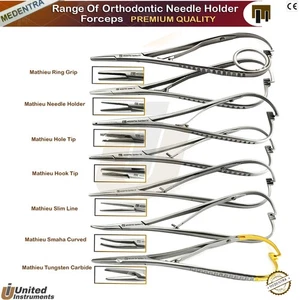 Mathieu Ligature Forceps Bracket Removing Needle Holder Orthodontic Hemostats - Picture 1 of 8