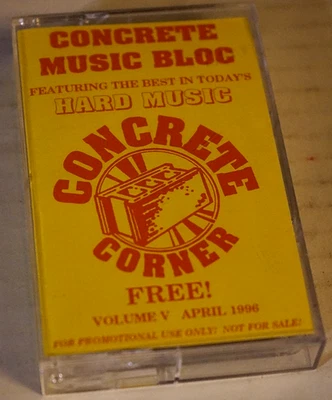 Concrete Music Bloc April 1996 Promo Cassette Tape Bruce Dickinson Sepultura Etc - Image 1 of 4