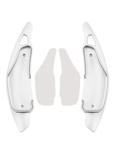 Steering Wheel Paddle Shifter Extension For Toyota Ractis Lexus Aluminium Silver - Picture 1 of 13