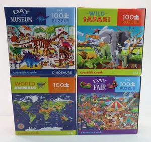 Crocodile Creek 8" x 11" Puzzle Welttiertag auf der Messe/Museum Wild Safari - Bild 1 von 6