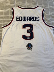 Aaliyah Edwards Signed Jersey BECKETT AUTHENTIC AUTO UConn Huskies Mystics WNBA - Picture 1 of 3