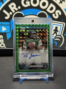 2024 Topps Chrome Ron Jaworski Green Auto0 23/99 #BA-RJA Eagles - Picture 1 of 2