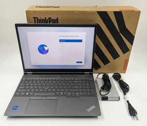 Lenovo ThinkPad P16 Gen 2 16" WQUXGA i7-14700HX 56GB DDR5 1.5TB SSD RTX 2000 - Picture 1 of 8