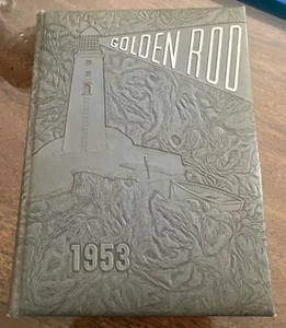 QUINCY MA High School Yearbook 1953, Golden Rod, With Signatures - Picture 1 of 13