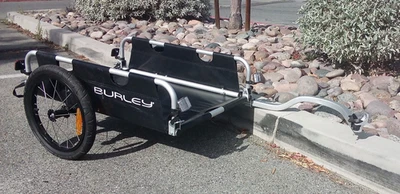 Burley Flatbed Aluminum Utility Cargo Bike Trailer - Image 1 of 4