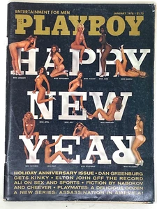 Playboy January 1976 - Holiday Issue, Sir Elton John Interview - VG - Picture 1 of 1