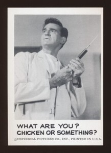 1961/1963-65 Leaf Gum SPOOK STORIES (Ser 1) -#4 What are You? Chicken...