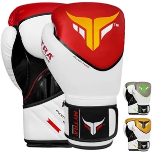 Mytra Fusion Punch Hard Artificial Leather Boxing Gloves MMA Sparring Gloves - Picture 1 of 12