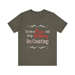 Stop Talking, I'm Counting T-Shirt Quiet Crafting, weiche Baumwolle | XS-XXL - Bild 1 von 20