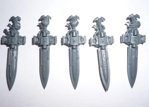 Warhammer 40K Adeptus Custodes Custodian Guard Centinela Blade x 5 [Bits] - Imagen 1 de 2