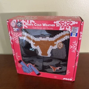 FOCO Texas Longhorns Herren Cold Weather Set Schal & Handschuhe - Bild 1 von 10