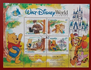 CANADA 1996 Used Pooh Disney Florida Mi BL20 Scott 1621b Sg MS1705 Gem 4150 - Picture 1 of 2
