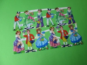 VINTAGE BELLA CARTA DA ROTTAMI FUSTELLATA MLP 756 MADE IN ENGLAND NON TAGLIATA - Foto 1 di 3