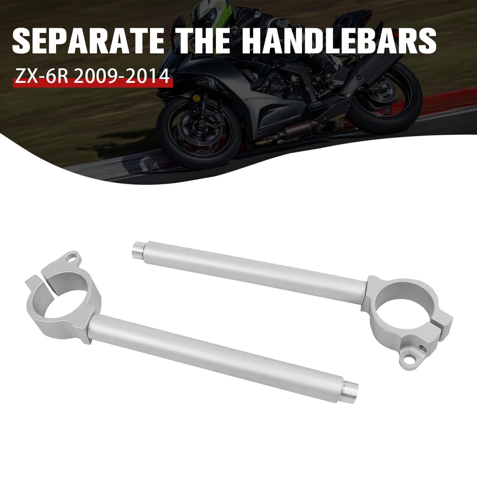 Manillar con clip izquierdo y derecho para Kawasaki Ninja ZX-10R ZX10R 2011-2015 Foto 1 de 4