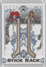 2021 Leaf Lumber Stick Rack 2 Platinum /6 Jean Beliveau John Ferguson Béliveau