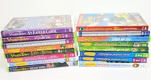 Veggie Tales Lot of 16 DVD Christian Education Daycare Life Lessons Kids Bible - Picture 1 of 21