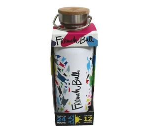 French Bull Double-Walled Vacuum Insulated Stainless Steel Water Bottle White - Picture 1 of 5