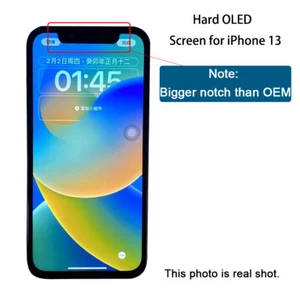 Hard OLED For iPhone 13 LCD Display+Touch Screen Replacement Digitizer Assembly - Picture 1 of 6