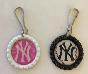 Juego de 2 tirones con cremallera hechos a mano de los Yankees de Nueva York - Imagen 1 de 1