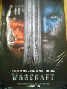 WARCRAFT- 2016 11x17 PROMO ORIGINAL MOVIE POSTER BRAND NEW - Picture 1 of 1