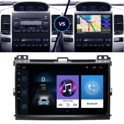 9'' For Toyota Land Cruiser Prado Lexus GX470 02-09 Android Radio GPS Navigation - Image 1 of 4