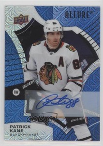 2021-22 Upper Deck Allure Blue Line Auto /35 Patrick Kane #48 Auto
