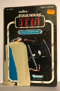 Vintage Star Wars IMPERIAL TIE FIGHTER PILOT 1983 Kenner ROTJ: 65B back cardback - Picture 1 of 6