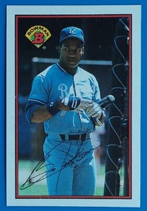 1989 Bowman #126 Bo Jackson *Sharp CARD**CENTERED*